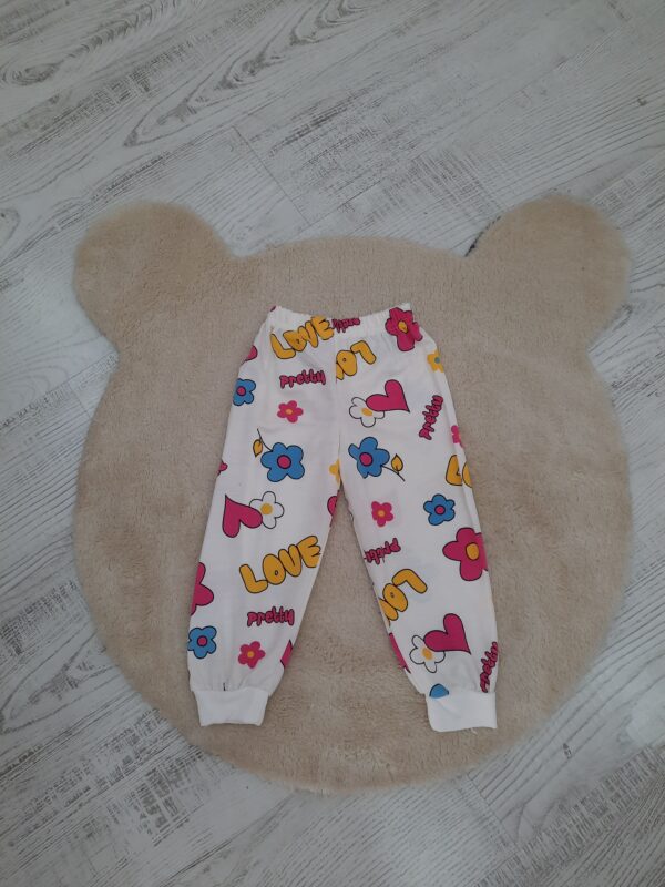 LOVE BASKILI KIZ PİJAMA TAKIMI