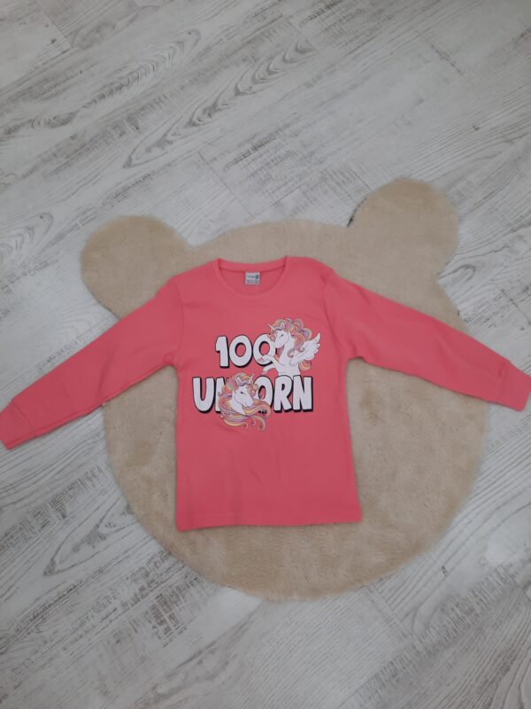 UNİCORN BASKILI KIZ PİJAMA TAKIMI