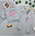 LOVE BASKILI KIZ ÇOCUK TAKIMI 5-12 yaş