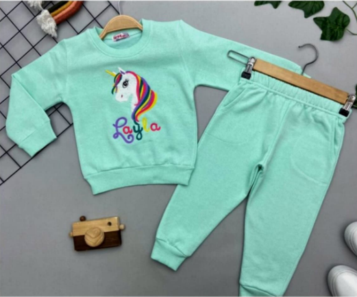 Kız Çocuk Takımı Unicorn 3-10 yaş