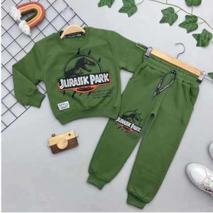 Erkek Çocuk Takımı Jurassic Park 3-12 yaş