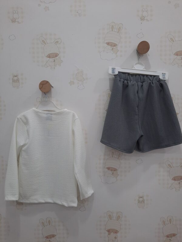 KIZ ÇOCUK ŞORT ETEKLİ TAKIM