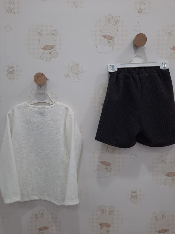 KIZ ÇOCUK ŞORT ETEKLİ TAKIM