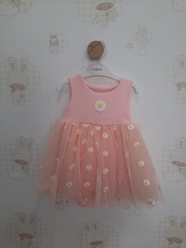 PAPATYALI KIZ BEBEBE ELBİSESİ