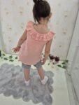 KOLLARI FIRFIRLI KIZ ÇOCUK TAKIMI