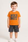 MOM'S BOY YAZILI ERKEK ÇOCUK TAKIMI 2-6 yaş