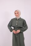 UZUN GÖMLEKLİ PANTOLONLU ÇİLEK TAKIM