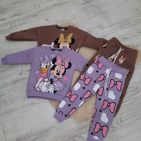 Minnie Mouse lu kız çocuk takımı 4-10 yaş